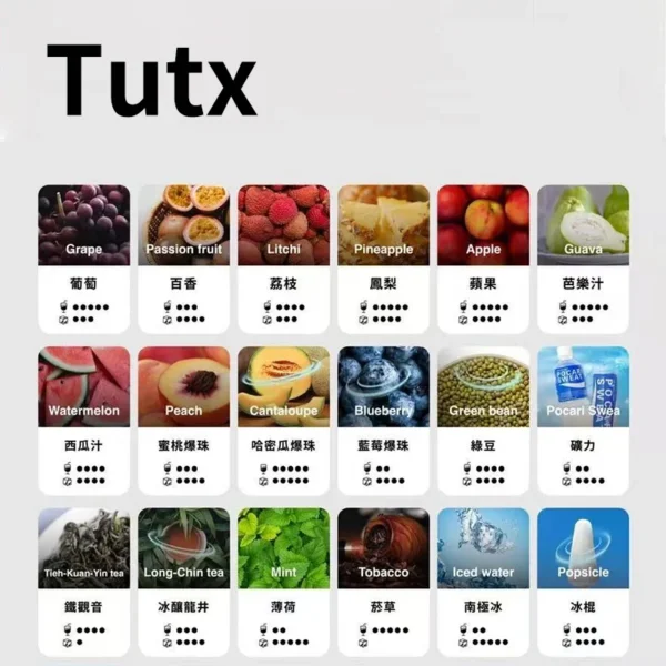 TUTX一代電子煙霧化煙彈